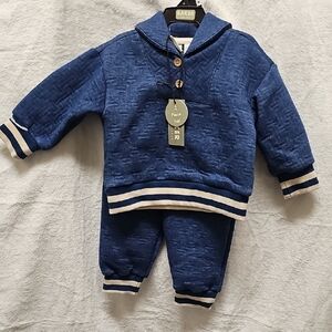 Nwt Ted Baker Kids Blue Two-Piece Set